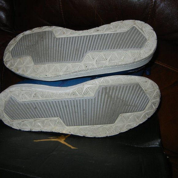 Jordan Nike Galaxy High Top Sneakers Basketball French Blue - Picture 12 of 15